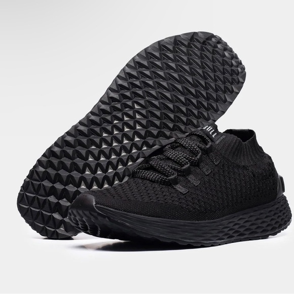 NOBULL Shoes - NOBULL All Day Knit Black On Black Sneaker (9.5)